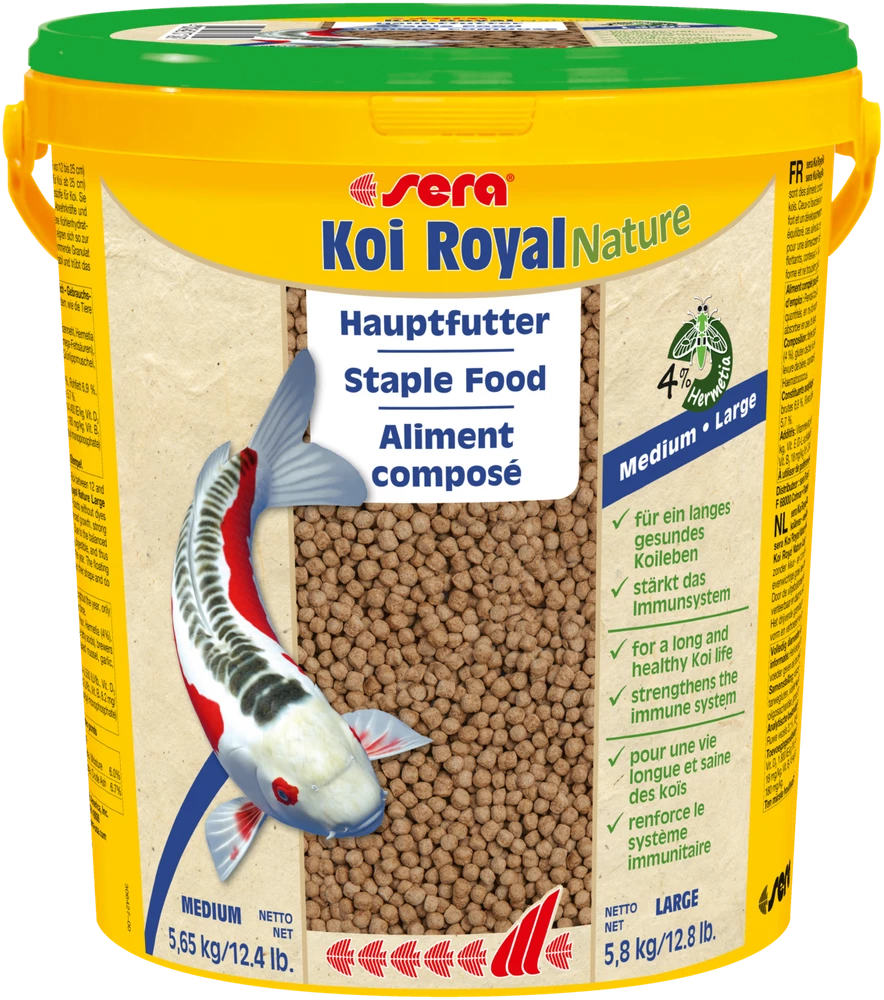 Sera Koi Royal Medium 21 Liter Eimer Teichfutter Fische Teich Koi Goldfische 1 Sera Koi Royal Medium 21 Liter Eimer Teichfutter Fische Teich Koi Goldfische
