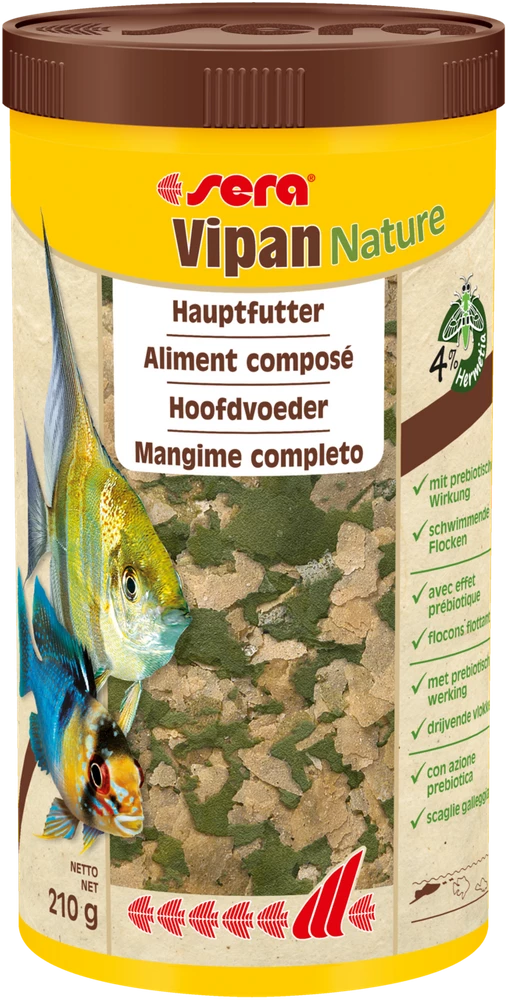 Sera Vipan Nature 1000ml Flockenfutter Fischfutter Zierfische Aquarium Hauptfutter 1 Sera Vipan Nature 1000ml Flockenfutter Fischfutter Zierfische Aquarium Hauptfutter