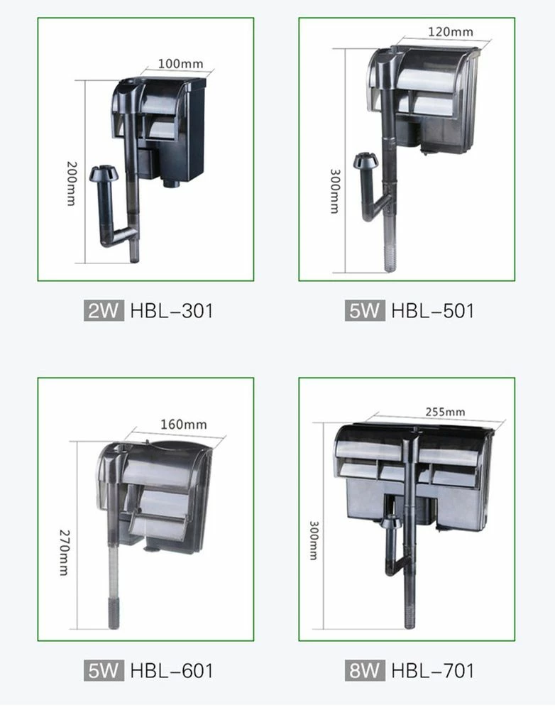 Hang On Filter Hbl-701 600 L/h Aquarien 5 Hang On Filter Hbl-701 600 L/h Aquarien – Bild 5