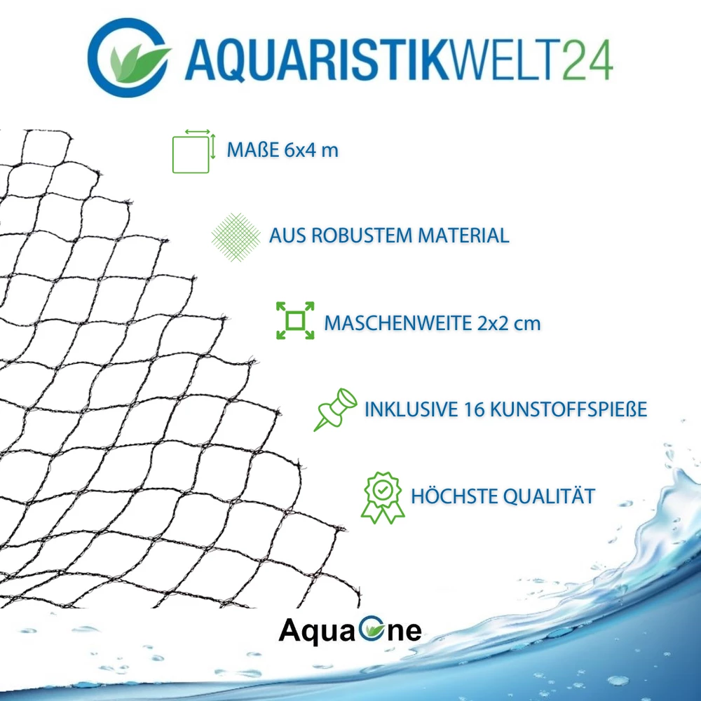 Teichabdecknetz 6x4m Teichnetz Teichschutz Fischreiher Laubschutz Abdecknetz 5 Teichabdecknetz 6x4m Teichnetz Teichschutz Fischreiher Laubschutz Abdecknetz – Bild 5