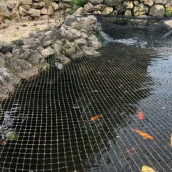Teichabdecknetz 6x6m Teichnetz Teichschutz Fischreiher Laubschutz Abdecknetz