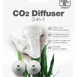 Tropica Aquarium CO2 Diffuser 3in1 System Incl. Blasenzähler & Rückschlagventil