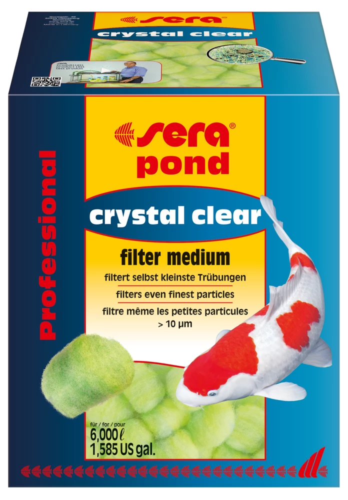 Sera Crystal Clear Professional Für 6000L Filtermedien Aquarium Gartenteich 1 Sera Crystal Clear Professional Für 6000L Filtermedien Aquarium Gartenteich